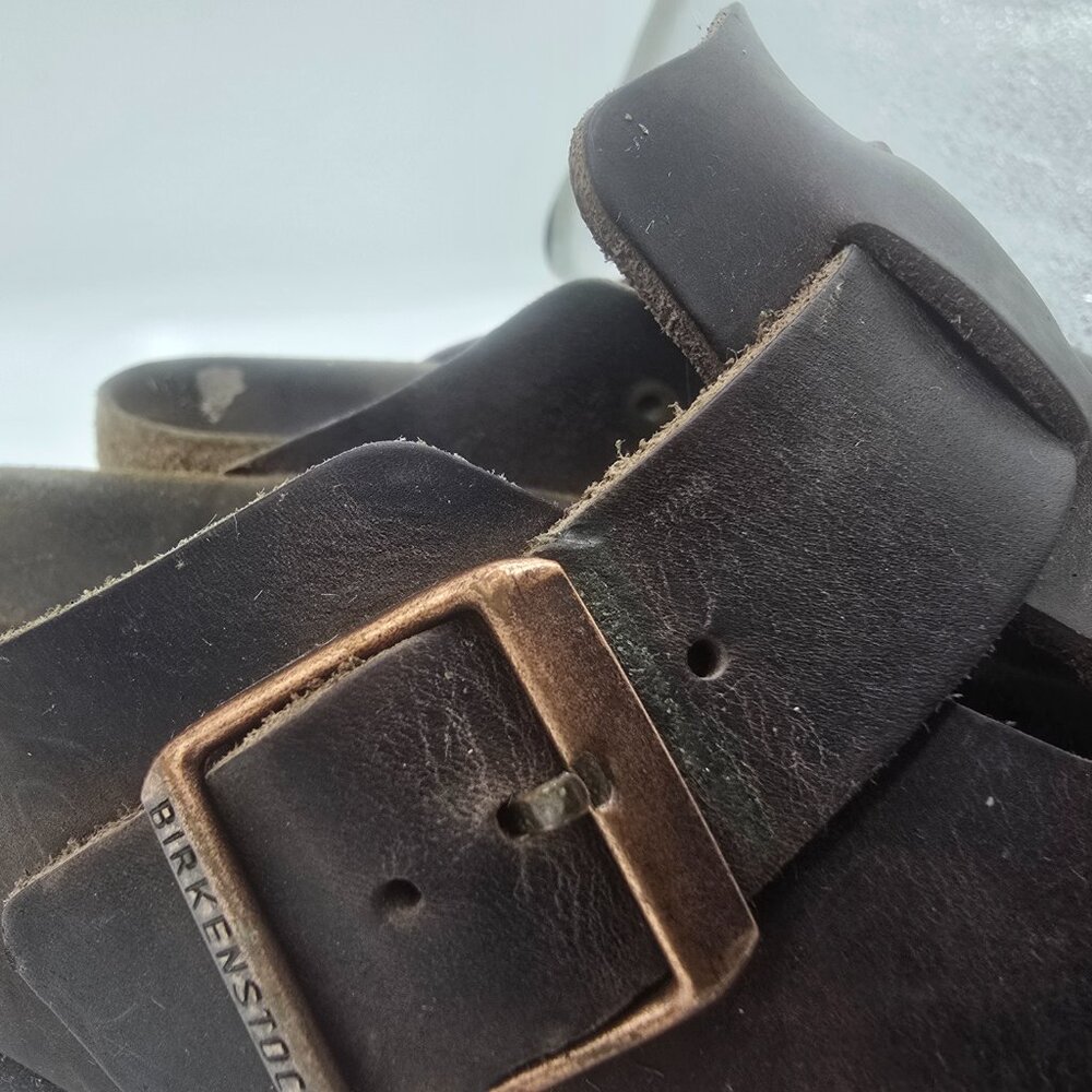 Birkenstock Boston leather, DK Brown size 43 - Picture 5 of 6